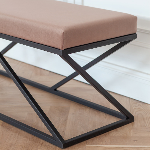 Банкетка ZUMA, черная, Mocco, 110*40*45 фото 2