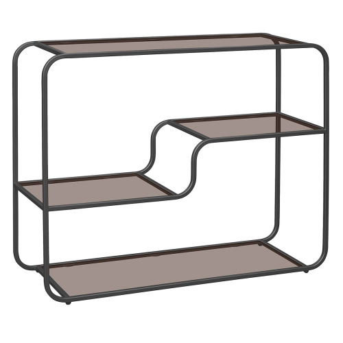 Консоль SIENA, черная, бронзовое стекло, 100*35*81 фото 5