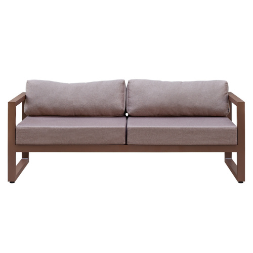 Набор садовой мебели CAPRI / 3 предмета: диван, столик, пуф / коричневый (S3C) фото 15