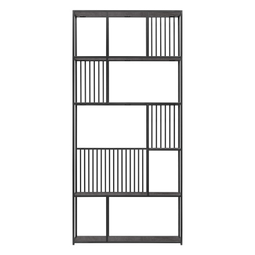 Стеллаж SOHO, черный, керамика антрацит, 192*90*30 фото 7