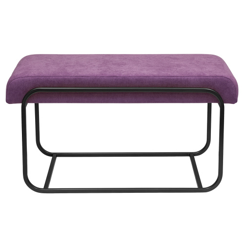 Банкетка SIENA MINI, черный каркас, обивка микрошенилл, 810х420х440