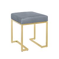 Пуф OMEGA, золотой, Light Blue