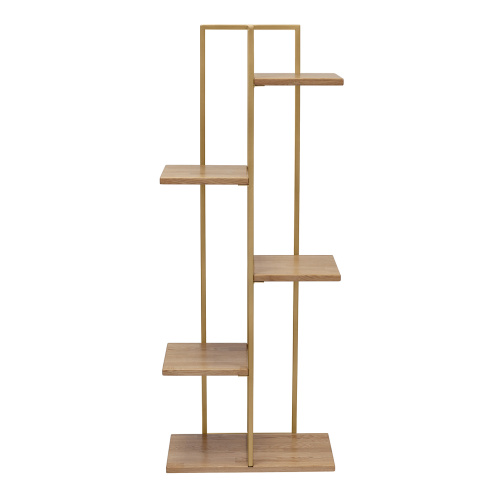 Cтеллаж Loft 6 MAX, золотой, 31,5*50*130 фото 4