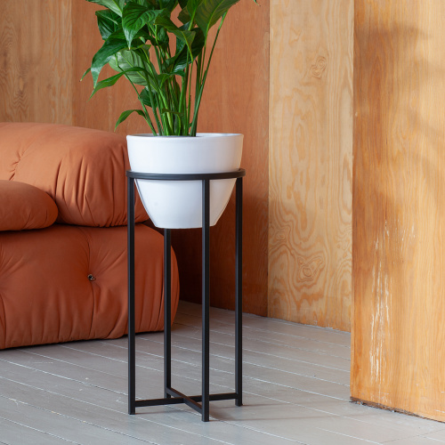 Подставка для цветов Grace 60, черная фото 3