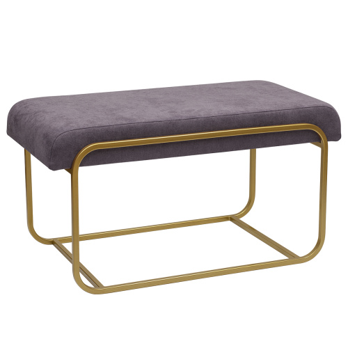 Банкетка SIENA MINI, золотая, ANTRACITE, 81*42*44 фото 2