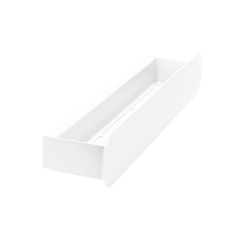 Полка для ванной комнаты OMEGA, 50 см, нерж. сталь, белая