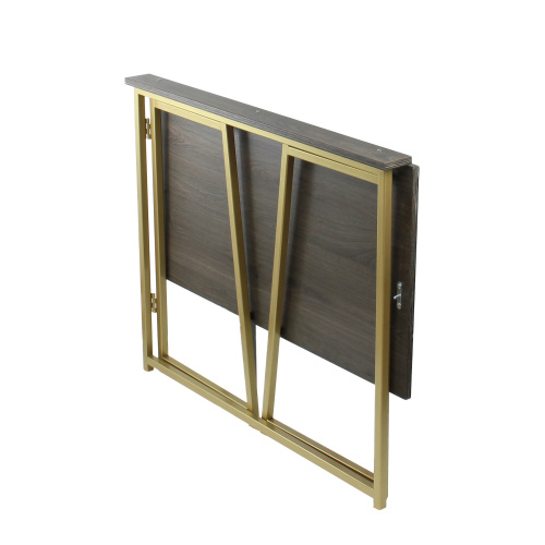 Стол складной SKANDI золотой/дуб графит фото 5