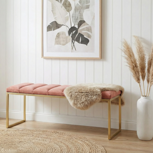 Банкетка ALBA, золотая, Salmon, Bulon фото 3