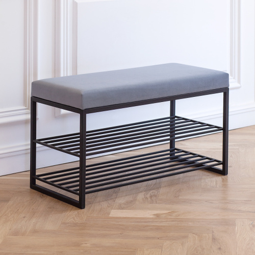 Обувница GARDA, черный, Light Blue фото 4