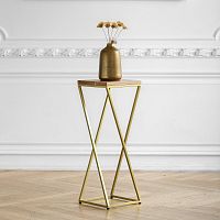 Столик для цветов Loft 80, золотой