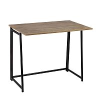 Cтол складной SKANDI, черный/дуб канзас