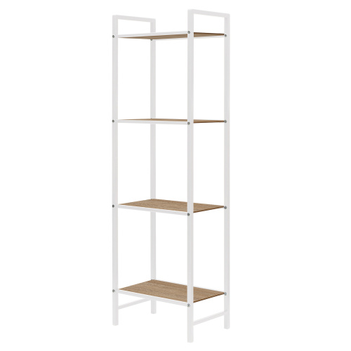 Стеллаж ALTO SMART, белый, ЛДСП Робиния, 45*30*145