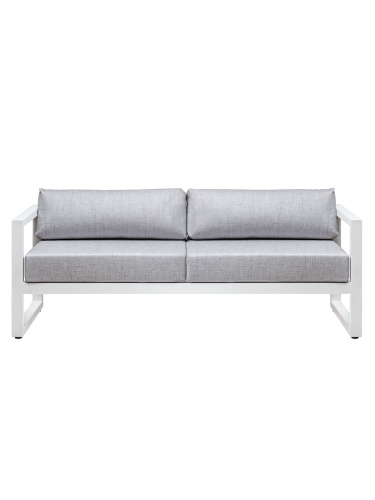 Набор садовой мебели CAPRI диван, кресло, столик, белый цвет фото 5