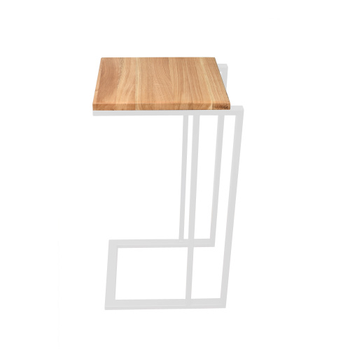 Столик кофейный приставной, белый 330 фото 12