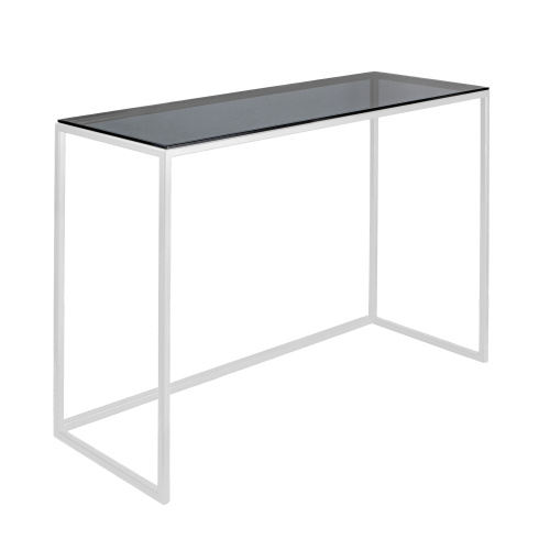 Консоль TORI, белая/стекло, 110*40*82 фото 7