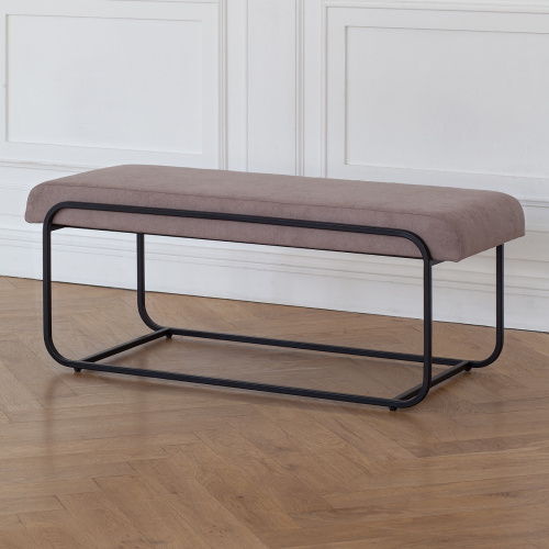 Банкетка SIENA, черная, CLAY, 108*42*44 фото 2