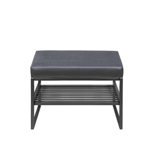 Банкетка RIMINI SMART, черный, Mouse Grey, 60*40*45