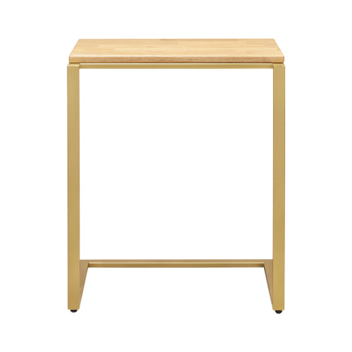 Столик кофейный приставной, золотой 550 фото 7