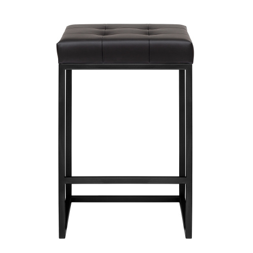 Стул полубарный SOHO, черный, экокожа Black фото 5