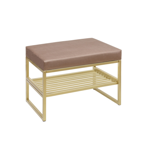 Банкетка RIMINI SMART, золотой, Mocco, 60*40*45 фото 2