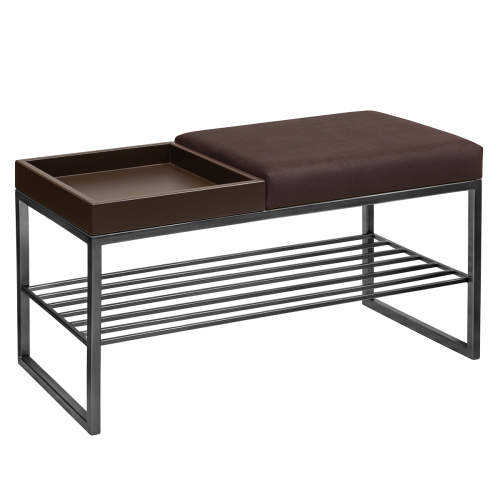 Банкетка RUBY BOX, черная, Kashtan, BrownBox, 85*40*45 фото 2