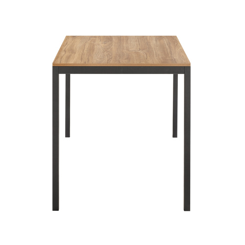 Стол обеденный SMART 900, черный, ЛДСП Дуб Канзас, 90*65*75 фото 3