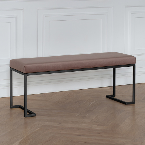 Банкетка OMEGA, черная, Mocco, 110*40*45 фото 2