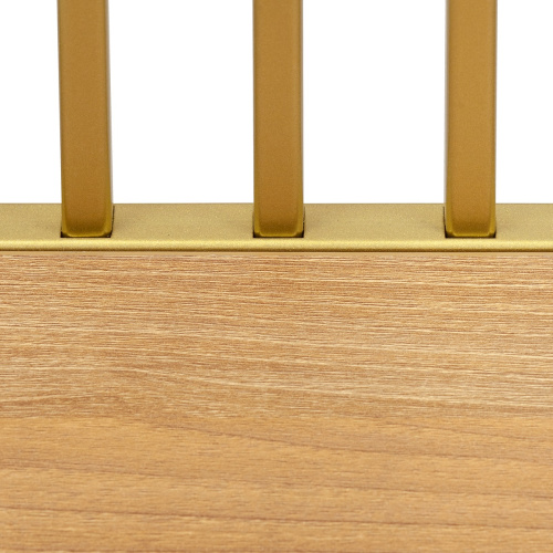 Стеллаж SOHO, золотой, ЛДСП Робиния фото 10