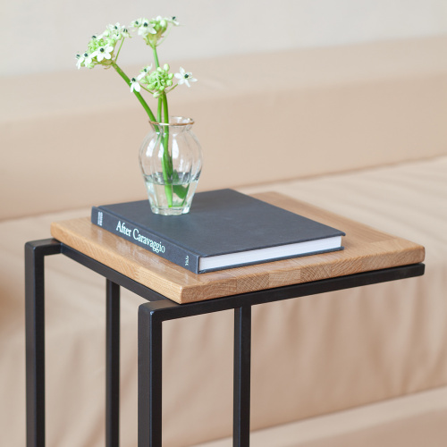 Столик кофейный приставной, черный 330 фото 3