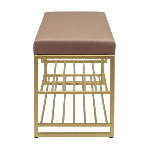 Обувница GARDA PLUS, золотая, Mocco, 85*40*52 фото 8