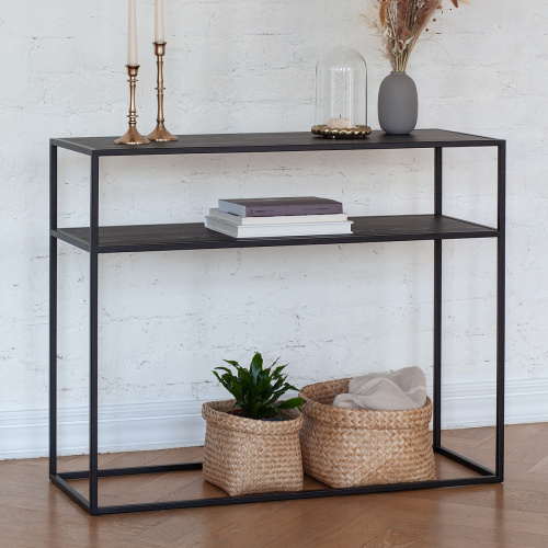 Консоль SKANDI, черная, ЛДСП черный, 100*35*81