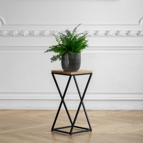 Столик для цветов Loft 60, черный