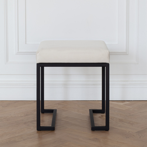 Пуф OMEGA, черный, Слоновая кость фото 2