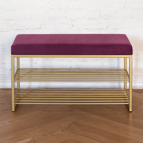 Обувница GARDA, золотая, Marsala, 85*40*52 фото 2