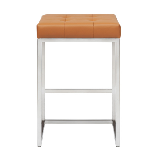 Стул полубарный SOHO, н/ж сталь, экокожа Foxy фото 7