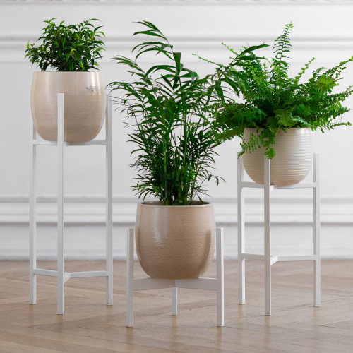 Подставка для цветов Trinity 25, белая фото 2