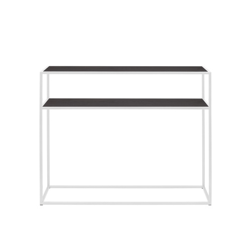 Консоль SKANDI, белая, ЛДСП черный фото 8