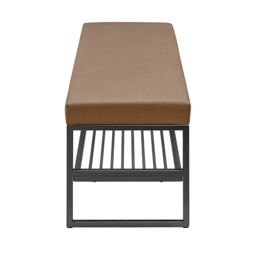 Банкетка RIMINI, черный, Mocco, 110*40*45 фото 3