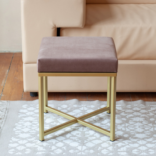 Пуф CRUZ, золотой, Mocco, 40*40*47 фото 2