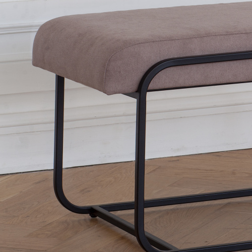 Банкетка SIENA, черная, CLAY, 108*42*44 фото 3