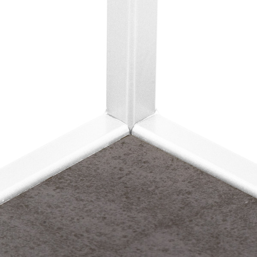 Стеллаж KARIN-800, белый, керамика антрацит фото 5