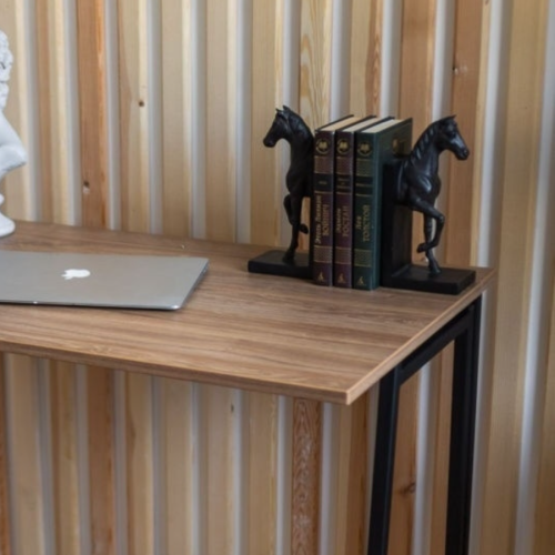 Cтол складной SKANDI, черный/дуб канзас фото 3