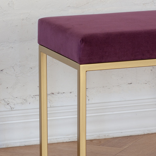 Банкетка ALBA SMART, золотая, Marsala, 65*35*45 фото 3