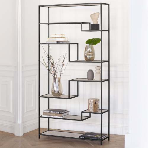 Стеллаж JAQLENE, черный, керамика Слоновая кость фото 6