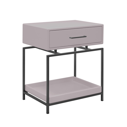 Тумба прикроватная KARIN MINI, черная, МДФ LATTE фото 2