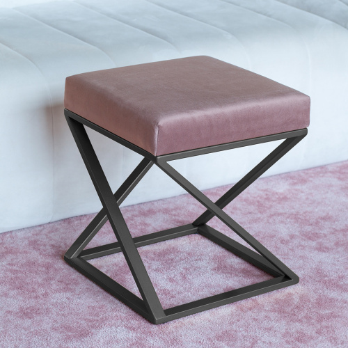 Пуф Chelsea, черный, Mocco, 40*40*45 фото 5