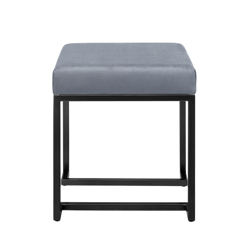 Пуф OMEGA, черный, Light Blue, 40*40*47 фото 3