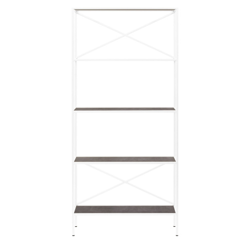 Стеллаж KARIN-800, белый, керамика антрацит фото 2