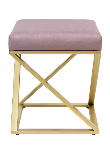 Пуф Chelsea, золотой, Dusty Pink, 40*40*45 фото 8