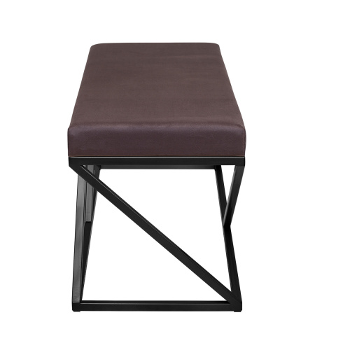 Банкетка ZUMA, черная, Kashtan, 110*40*45 фото 3